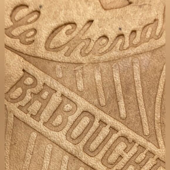 Le Cheval Best Quality Black Leather Babouche Size 7 - Picture 9 of 12